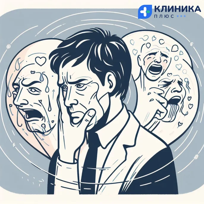 Мужчина с алекситимией
